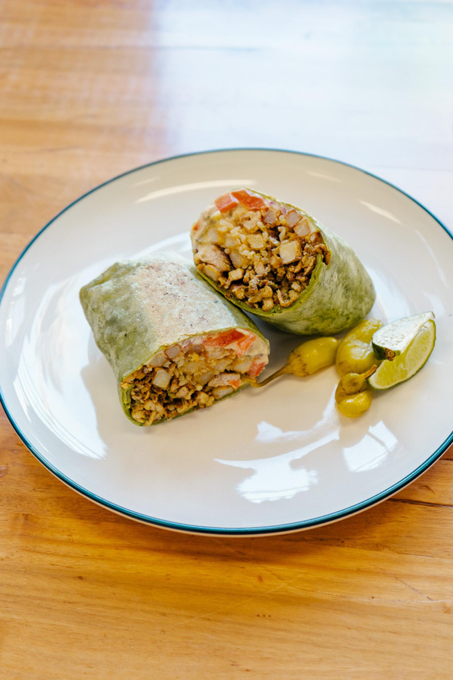 Beef Kafta Burrito
