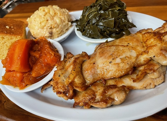 Grilled Thigh Dinner (2 Piece)
