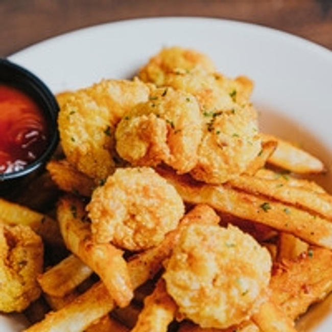 Kid's Popcorn Shrimp & Fries
