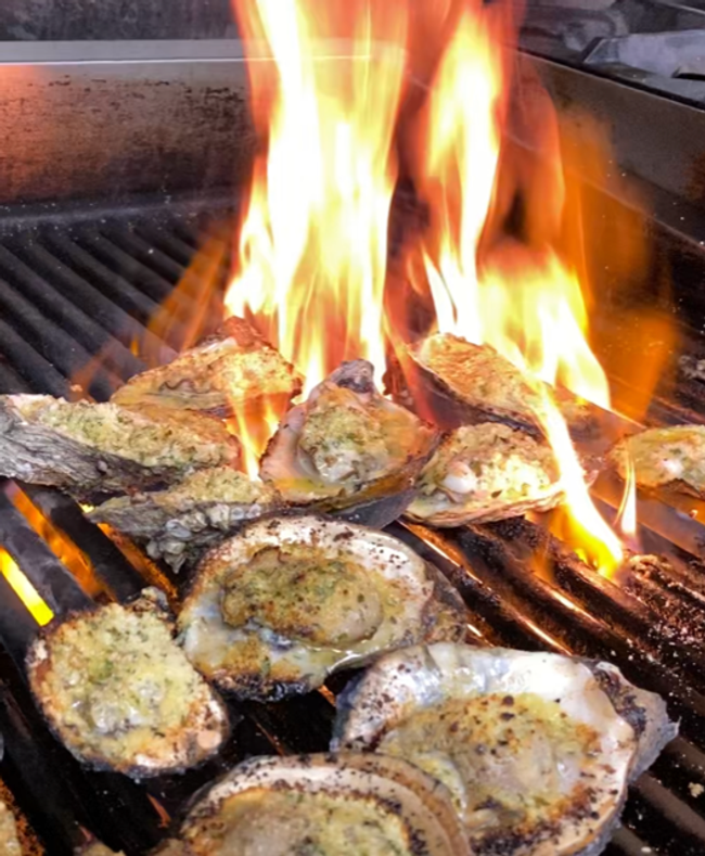 New Orleans Char Oysters