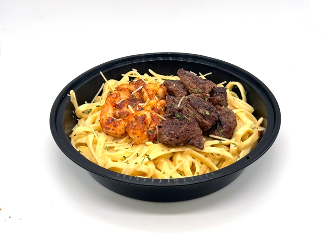 Steak & Shrimp Lobster Alfredo