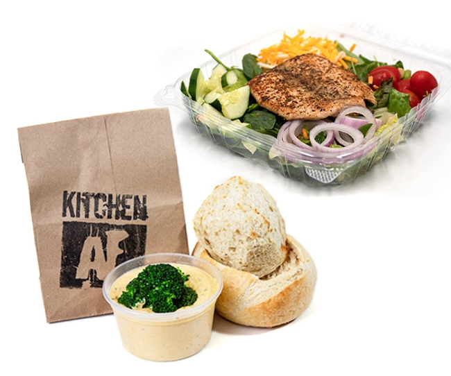 Bread Bowl Soup & Salad Combo