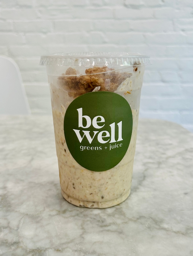 Banana Foster Overnight Oats