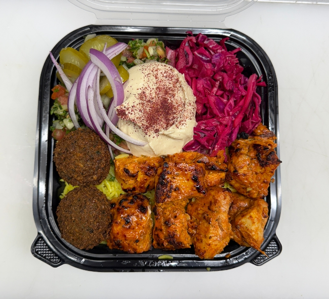 Chicken Shish Kababs Bowl