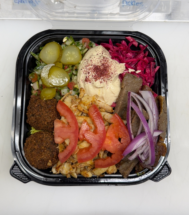 Windstorm Bowl ( Chicken Shawarma - Gyro - Falafel )