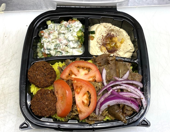 Tornado Plate ( Steak Shawarma - Gyro - Falafel )