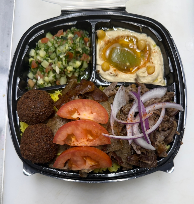 Tornado Plate ( Steak Shawarma - Gyro - Falafel )
