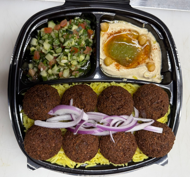 8 Falafels Plate