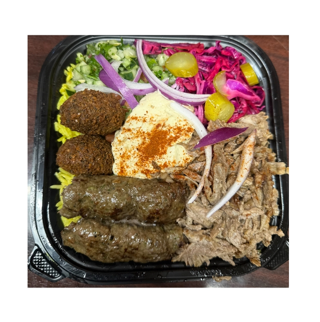 Thunderstorm Bowl ( Steak Shawarma - Beef Kafta - Falafel )
