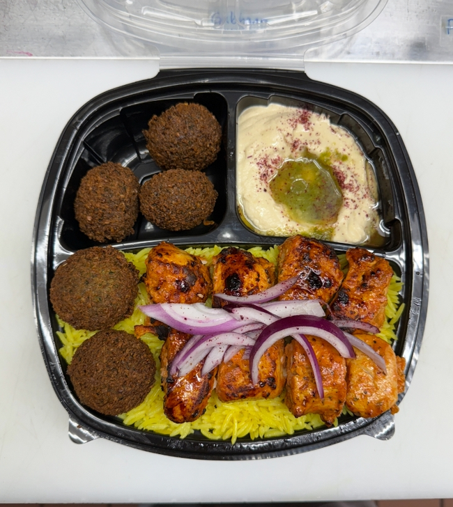 Chicken Shish Kababs Plate