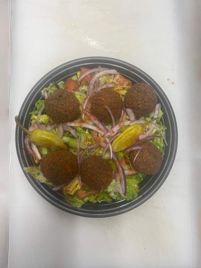 6 falafel Lebanese Salad