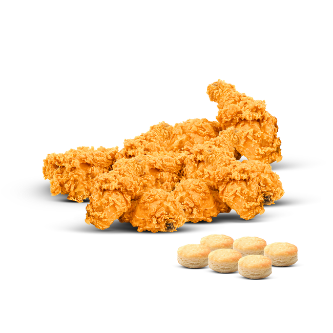 12 PC SIGNATURE CHICKEN W/6 BISCUITS