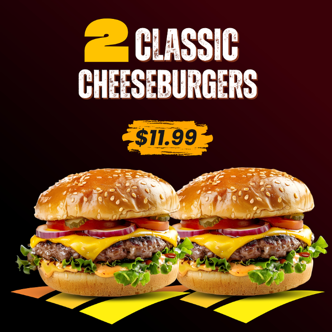 2 CHEESEBURGERS