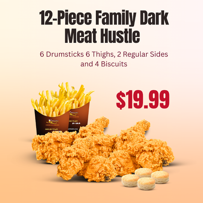 12-Piece Family Dark Meat Hustle
