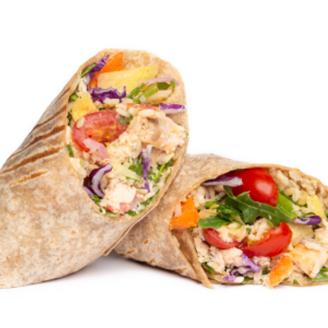 Baja Salmon Burrito