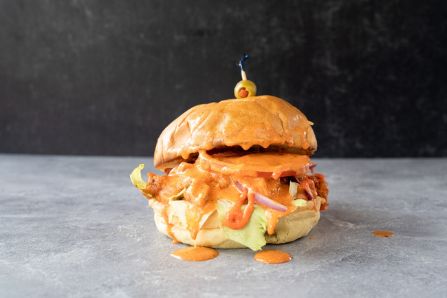 BUTTER CHICKEN BURGER