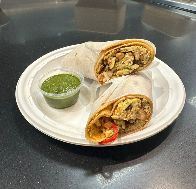 Anda Chicken Kathi Roll
