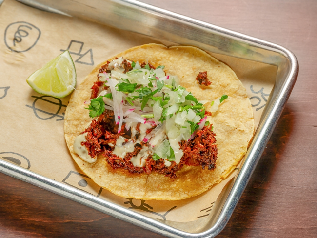 Tinga de Garbanzo Taco