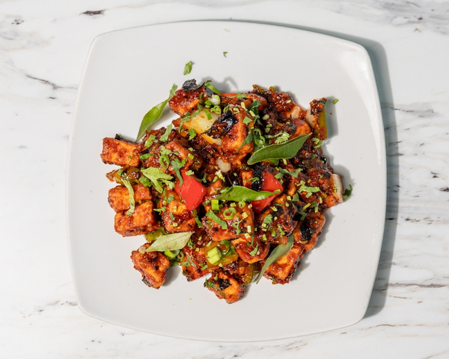 SOUTHERN STYLE CHILI PANEER DRY