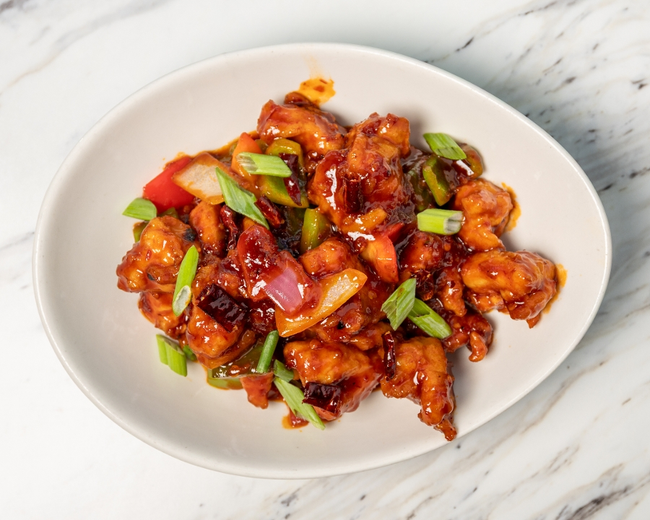 HONEY CHILI CHICKEN - WITH WHITE RICE