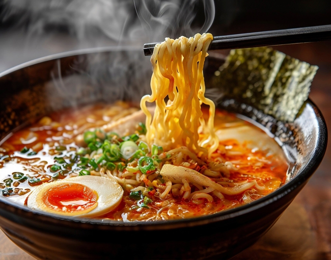 VEGGIE RAMEN OR UDON SOUP (SPICY)