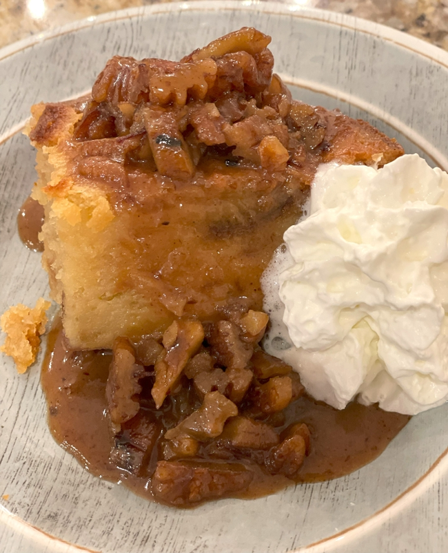 White Chocolate Bread Pudding