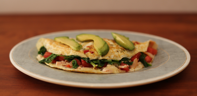 Turkey Avocado Omelet