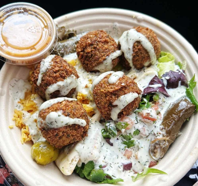Falafel Over Rice