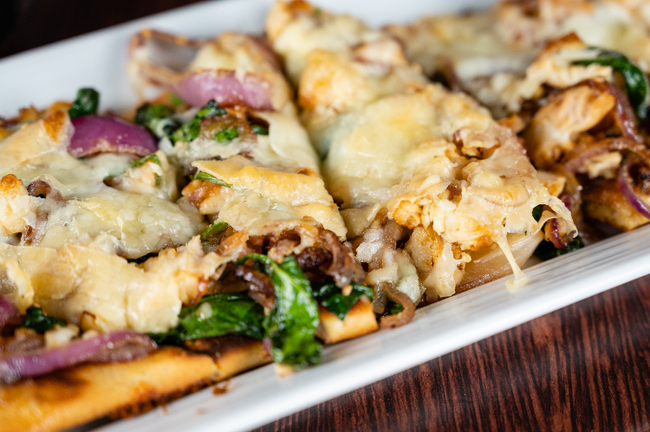 Garlic Chicken Florentine Focaccia