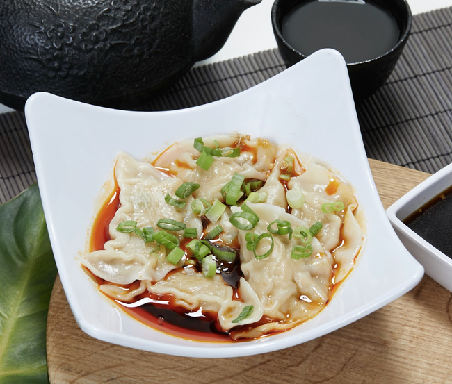 Chef Wu’s Chicken Dumplings w. Spicy Vinaigrette