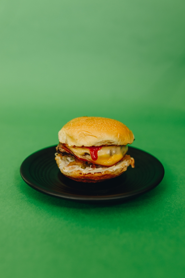 Smoked Gouda Onion Burger