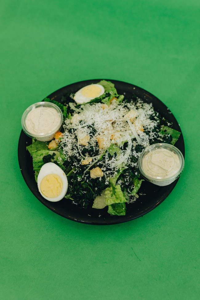 Grilled Kale Caesar
