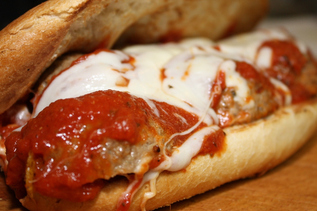 Meatball Parmesan Sub