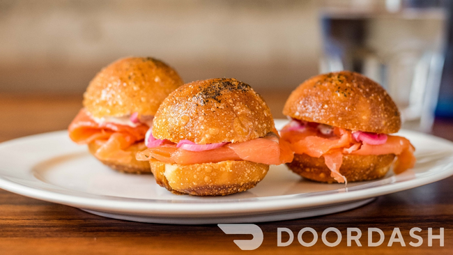 Smoked Salmon Sliders
