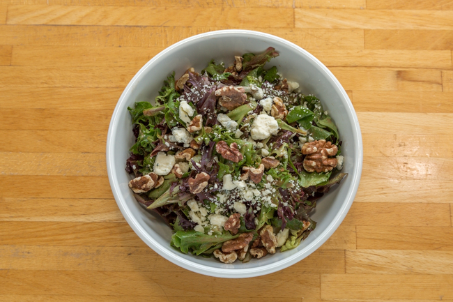 LG. House Salad:  mixed greens, walnuts, point reyes blue cheese, house-made balsamic vinaigrette