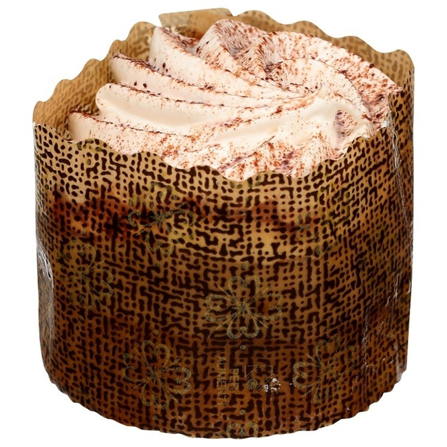 Tiramisu: light and airy sponge cake layered with espresso-flavored marscarpone mousse, whipped cream and cocoa