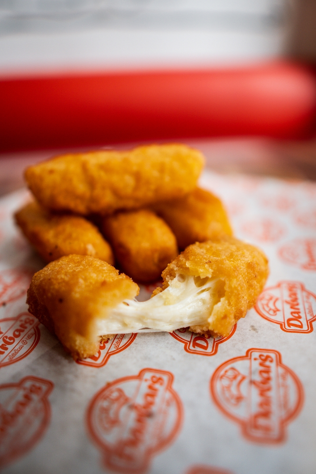 5 Pcs Mozzarella Sticks With Fries and Soda