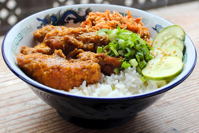 Japanese Curry Karaage Rice Bowl