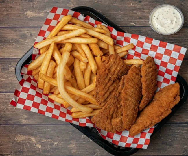 ChickenTender with french fries