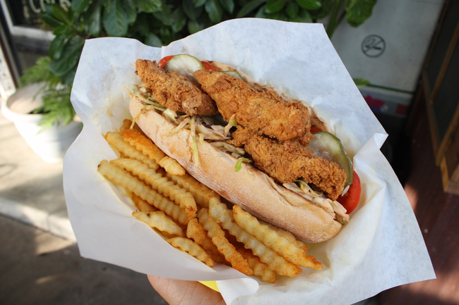 Chicken Tenderloin Poboy