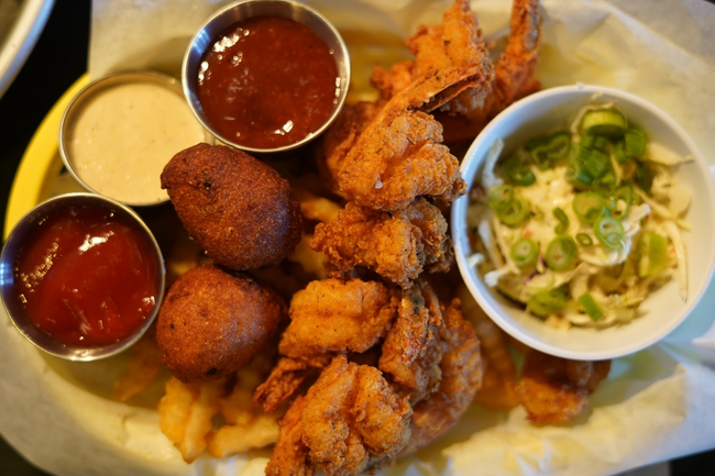 Butterflied Shrimp Basket