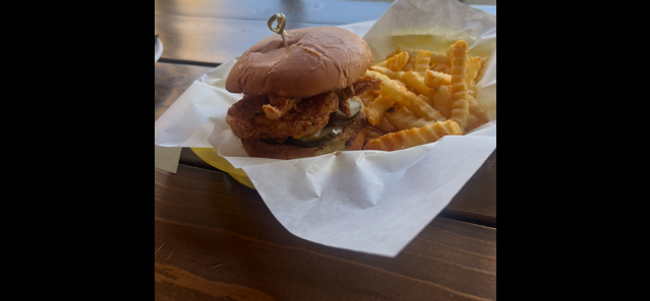 Ricky's Chicken Sando & Fries