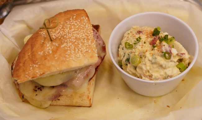 1/4 Muffaletta with Potato Salad