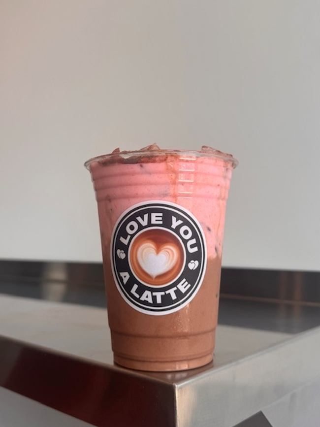 Strawberry Chocolate Latte