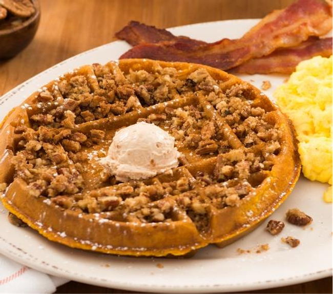 Pumpkin Waffle Combo