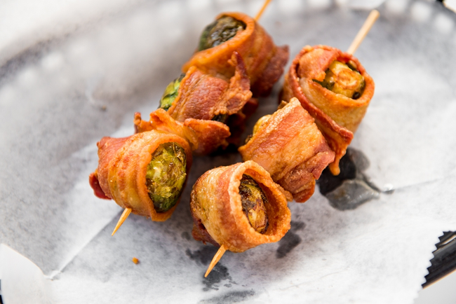 Bacon Brussel Skewers