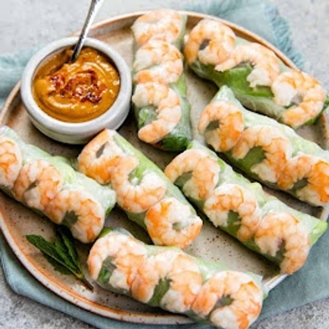 Spring Roll (2)         Shrimp & Pork