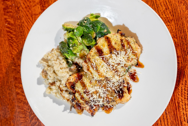 Garlic Encrusted Mediterranean Chicken
