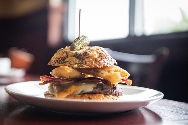 Fried Pickle & Chipotle Burger