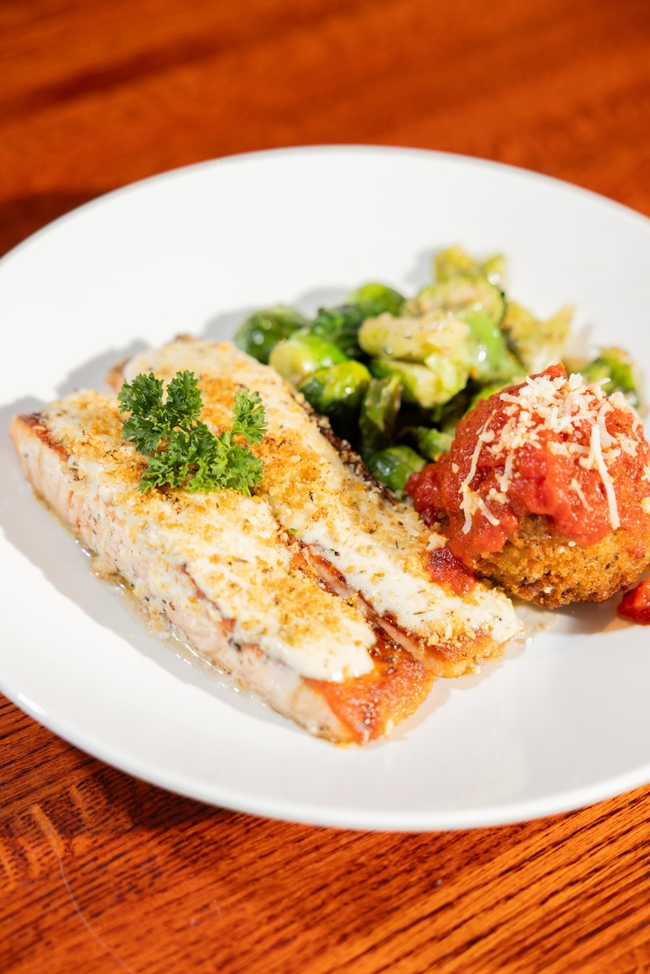 Caesar Encrusted Salmon